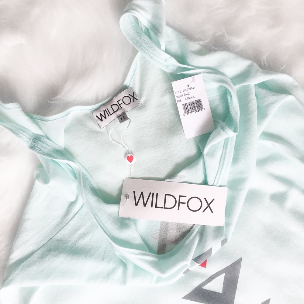 NWT WILDFOX COUTURE Mint Tank XS - Picture 3 of 6